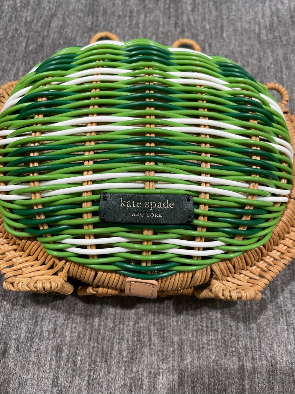 Kate Spade Hoppkins Wicker Frog Crossbody Limited Edition - Picture 11 of 16
